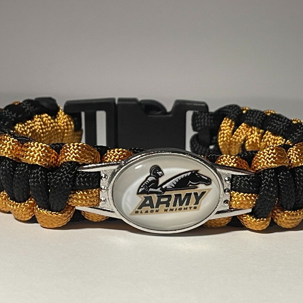 Army Black Knights NCAA Paracord Bracelet NEW